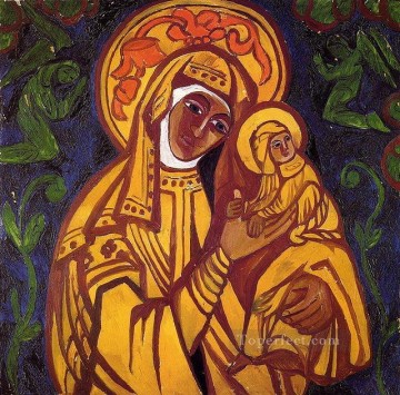Religious Painting - Madonna and Child Christian catholic